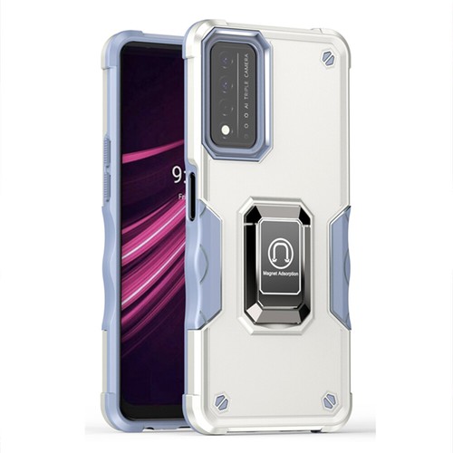For T-Mobile Revvl V Plus Metal Ring Kickstand Case Dual Layer Shockproof Cover - Picture 44 of 44