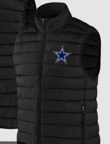 Dallas Cowboys Sleeveless Puffer Jacket