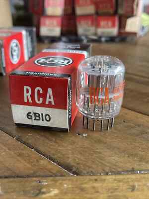 RCA 6B10 Dual Diode / Triode Vacuum Tube  NIB