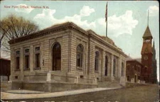 Nashua New Hampshire NH Post Office c1900s-20s Postcard