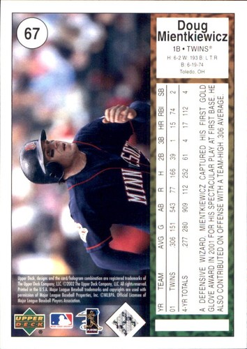 2002 Upper Deck AUTHENTICS Commons Stars RCs ⚾ VOUS CHOISISSEZ VOS FAVORIS ⚾ MLB BASEBALL - Photo 106 sur 300