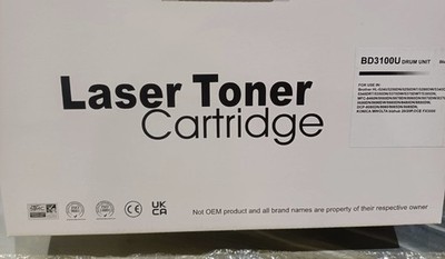 Laser Toner Cartridge Image Drum Unit BD3100 - 25,000 Pages. New. Free P&P 