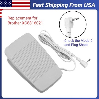 Foot Pedal for Brother/Babylock Sewing Machine CE5000PRW CE5500 SE600 CS6000I