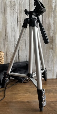Precision Design Photo Video Compact Tripod Travel Lightweight Adjustable Locks