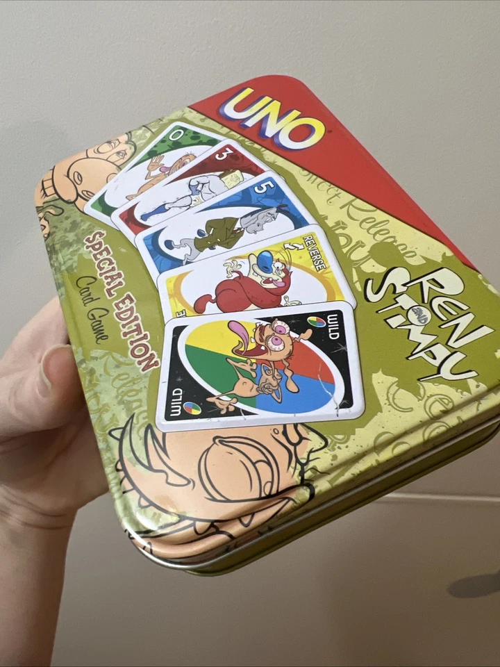 Rare Special Edition 2004 Ren And Stimpy Uno Card Game - Image 3 of 4