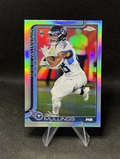 2025 Topps Chrome Kalel Mullings Rookie Refractor #309 RC Tennessee Titans MA3