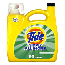 Simply Laundry Detergent Liquid, Daybreak Fresh, 117 Fl Oz, 89 Loads