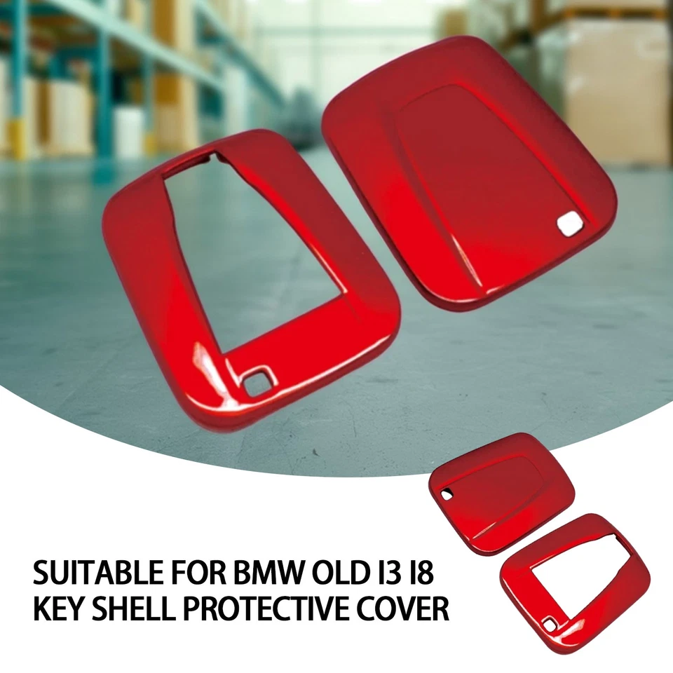 ABS Car Remote Smart Key shell Fob Case Cover Holder Bag For BMW I8 2014-2017 YZ Foto 4 de 4