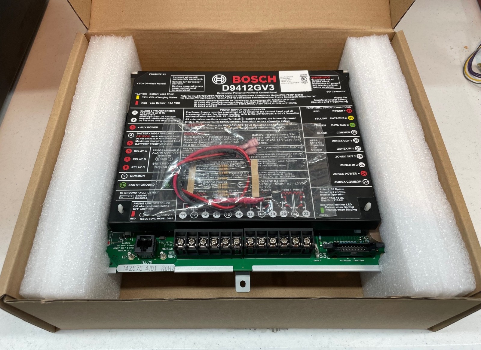 Bosch D9412GV3 Control Panel - New, Open Box
