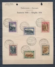 XE75332 Belgium 1938 Congo colonial stamps FDC's used