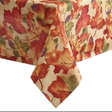 Home Fashions Harvest-Festival Fall Printed Tablecloth 60" x 84" Oblong