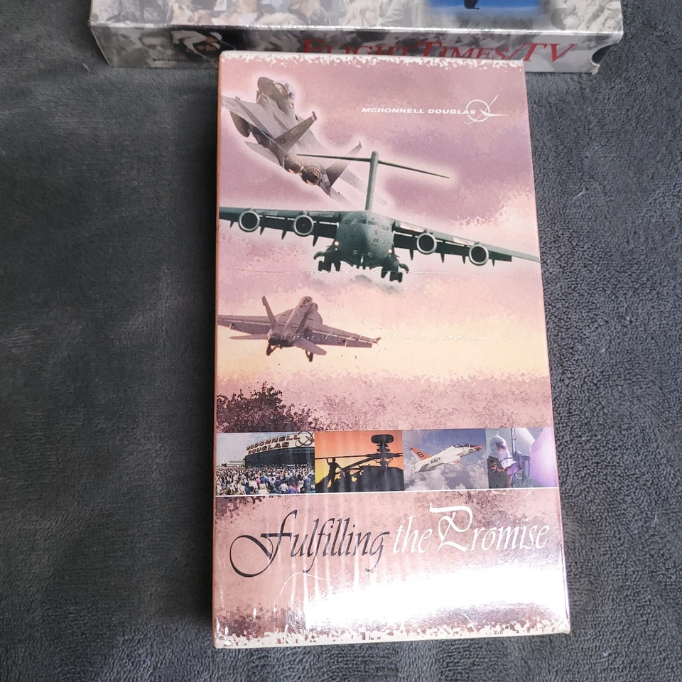 Flight Times TV McDonnell Douglas VHS Magazine No. 5 + Promise New Sealed - Image 2 of 4