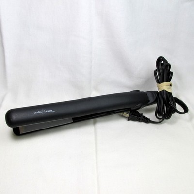 Studio 35 Beauty 1'' Black Flat Iron Hair Straightener Model SWST2922 Ceramic