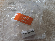 New Dr. Brown's 6 Pk Natural Flow Anti-Colic Nipple Level 2 Medium Flow 3m
