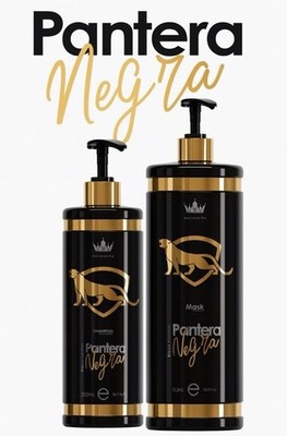 Keratina Brasileña Pantera Negra Black Panter Hair Treatment 1L