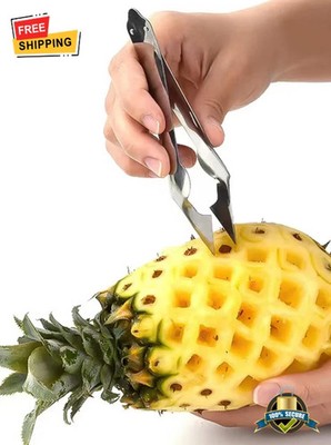 1 pc Stainless Steel Pineapple Eye Remover Tool - Easy Fruit Prep