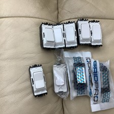 Joblot Of 5 Switches 1 Rocker Switch Fused Spur Washing Machine And Oven Switch