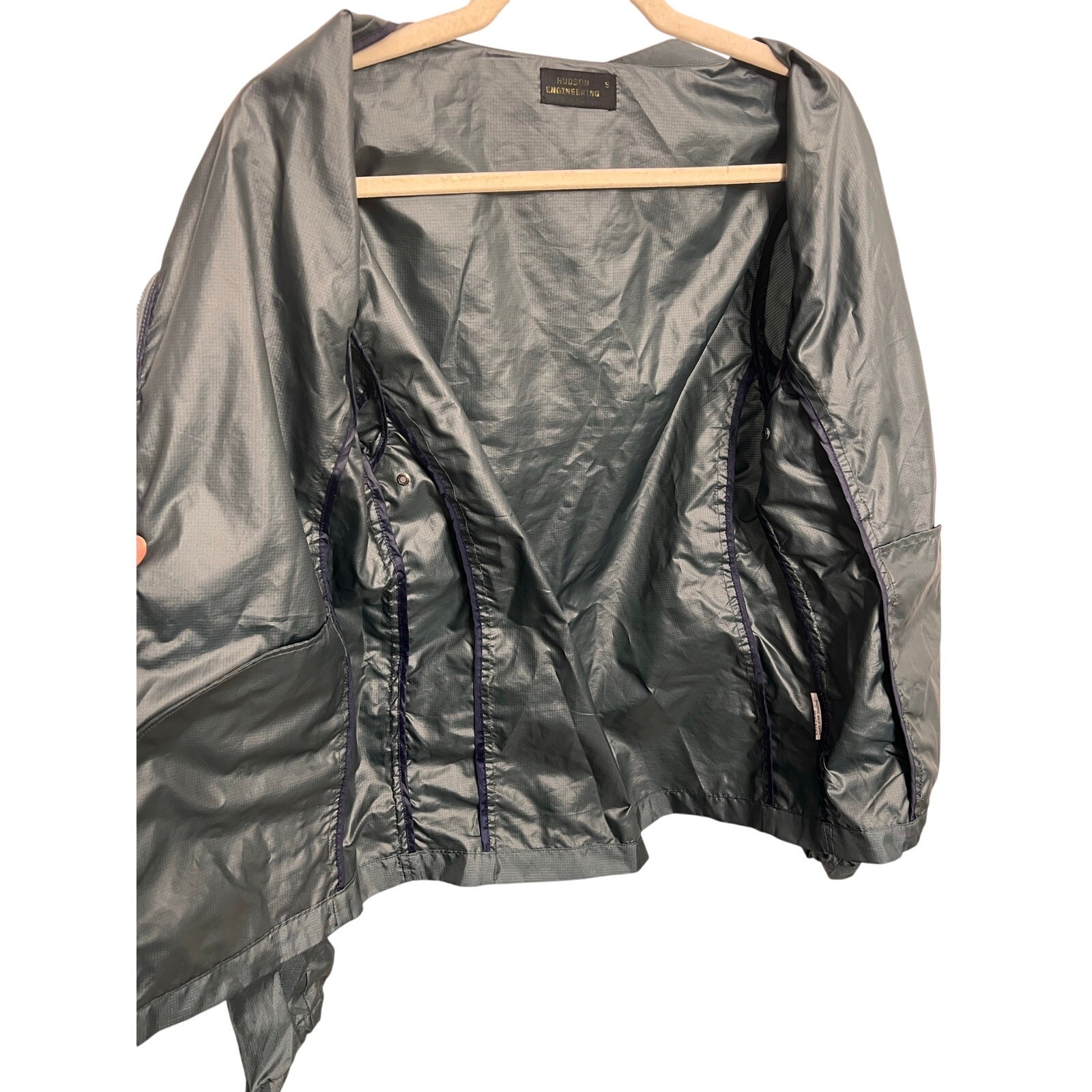 Hudson Engineering Tech Jacket Small Dark Green F… - image 3
