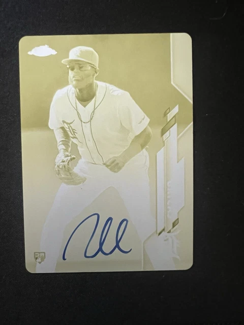 Willi Castro 2020 Topps Chrome Rookie Printing Plate On Card Auto 1/1 #RA-WC