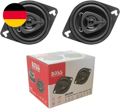 KIT Set FÜR BOSS Audio Systems CH3220B 2 Schwarze 2-Wege-Koaxiallautsprecher 8,9