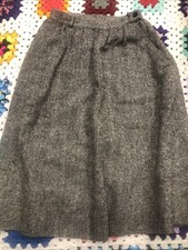 Size 8 Vintage Skirt With Pockets With Pocket And Lining Grey