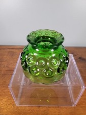 LE SMITH Moon And Stars FAIRY LAMP TOP ONLY GREEN No Chips Or Cracks