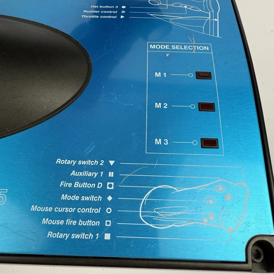 Saitek X45 USB PC Control Throttle for Flight Simulator Tested And Working - Image 4 of 4