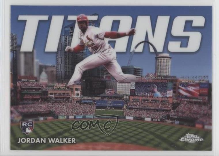 2023 Topps Chrome Update Titans Jordan Walker #CT-15 Rookie RC