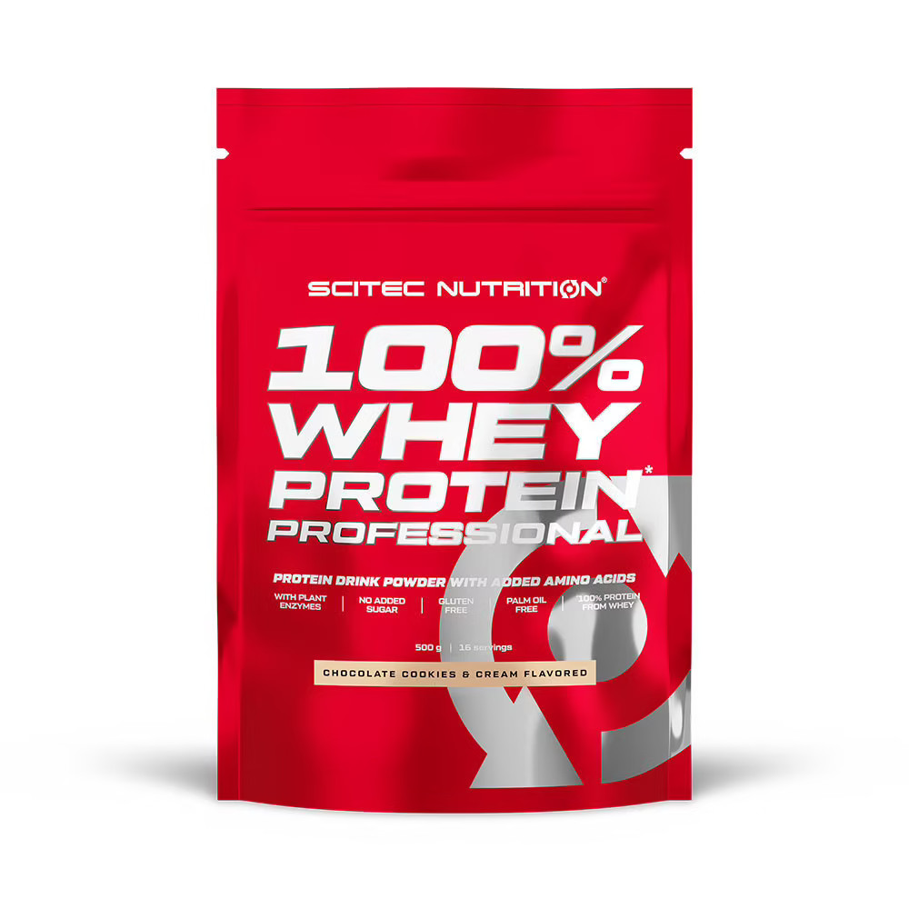 Whey protéine Scitec Nutrition enrichie en acides aminés de 500g