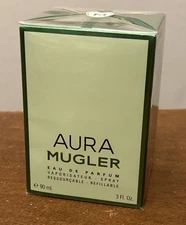 MUGLER AURA Thierry Mugler 3oz 90ml  eau de parfum refillable women NEW SEALED