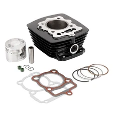 62MM COMPLETE CYLINDER BARREL PISTON KIT Fits ITALIKA FT150 RC150 FORZA 150