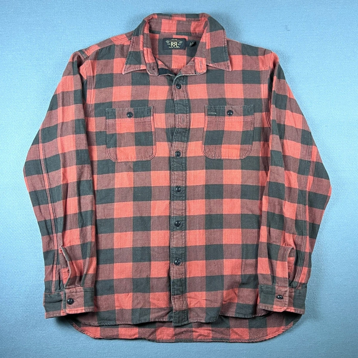 RRL Flannel Casual Button-Down Shirts for Men for sale | eBay