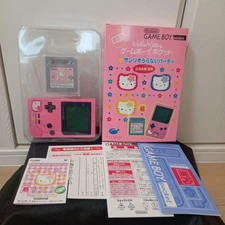 Hello Kitty Game Boy Pocket Collector's Set Limited Edition Rare Tested