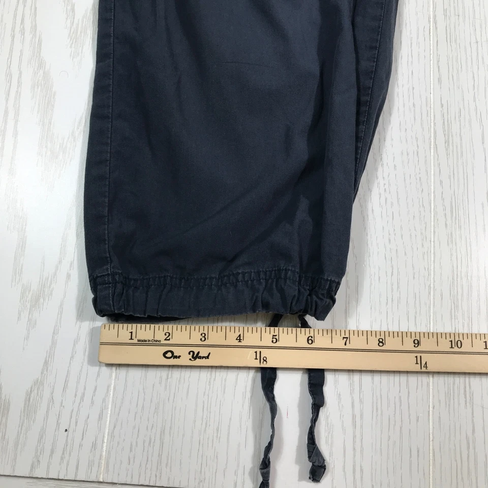 Pantalones holgados vintage GAPBody para mujer pequeños azules pantalones de karate botones mosca ligeros Foto 4 de 4