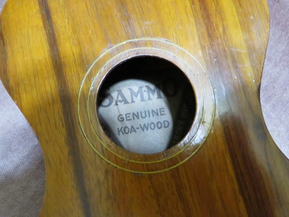 Sammo Koa Wood Uke Samuel C. Osborn Masonic Temple Chicago ca. 1920`s Ukulele - Image 2 of 4