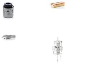 Inspektionspaket Filtersatz XL MANN-FILTER Leitungsfilter Filtereinsatz für VW 5