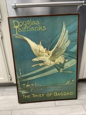 Douglas Fairbanks THE THIEF OF BAGHDAD Movie POSTER On Board Misshaped