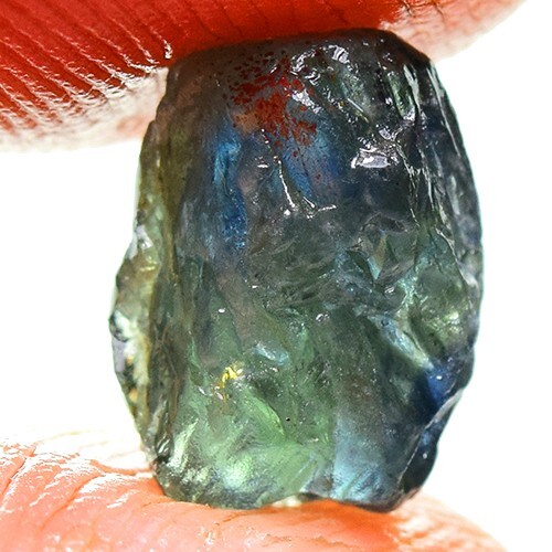 BLUE SAPPHIRE UNHEATED 3.45ct UNHEATED BLUE SAPPHIRE ROUGH NATURAL100% NR! - Picture 3 of 3