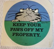 Vintage 80s Sandra Boyton Cat Sticker