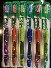 GUM Technique Deep Clean Toothbrush - 525 Soft Compact Pack Of 6 colors vary 