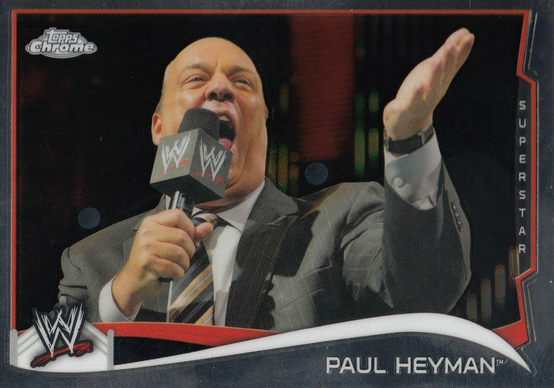 Paul Heyman 2014 Topps Chrome WWE Card #36