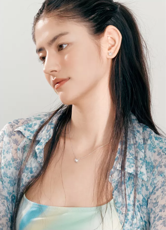 ネックレス・ペンダント STONEHENgE Silver Lucky You Necklace StoneHenge Lucky U Dancing Stone Stella Silver Necklace