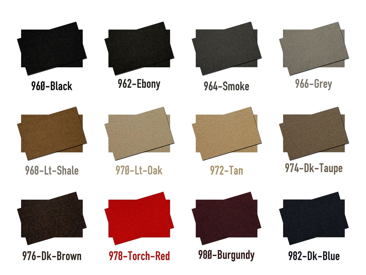 Lloyd Mats Velourtex Custom Trunk Mat – For 2004-2009 Cadillac XLR – Ebony, 20oz/sq Yd