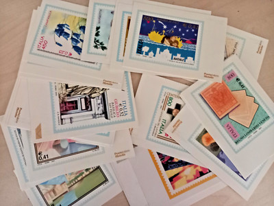 Zettel, Briefmarken, offizielles Philateliematerial, Hefte, Folder, FDC m
