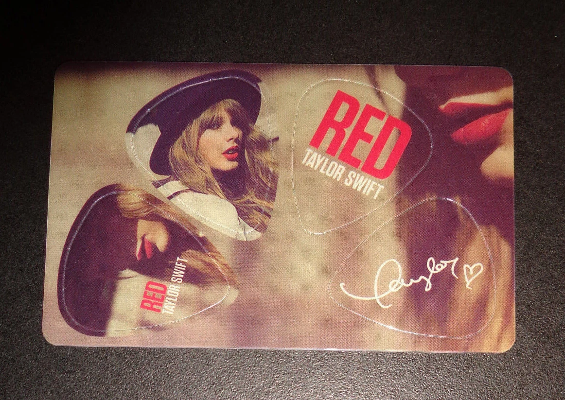 Taylor swift red guitar picks deals