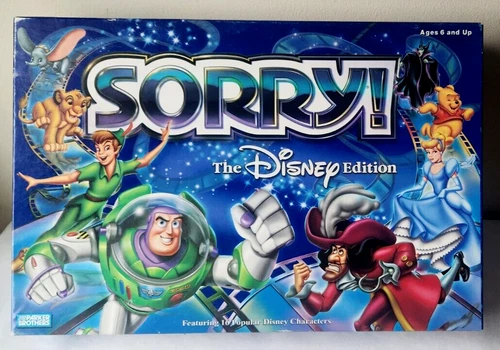 SORRY Board Game Vintage Parker Brothers Complete