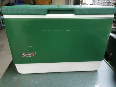 coleman metal cooler