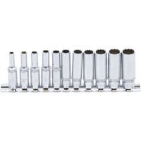 Bgs - SteckschlüSsel-Einsatz-Satz ZwöLfkant, Tief | Antrieb Innenvierkant 6,3 Mm