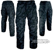 US BDU Feldhose Night Camo RIP-STOP Kampfhose Army Field Pants