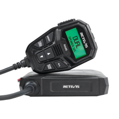 GMRS Retevis RA86 Integrated Control Microphone 30CH NOAA Alert Mobile Car Radio